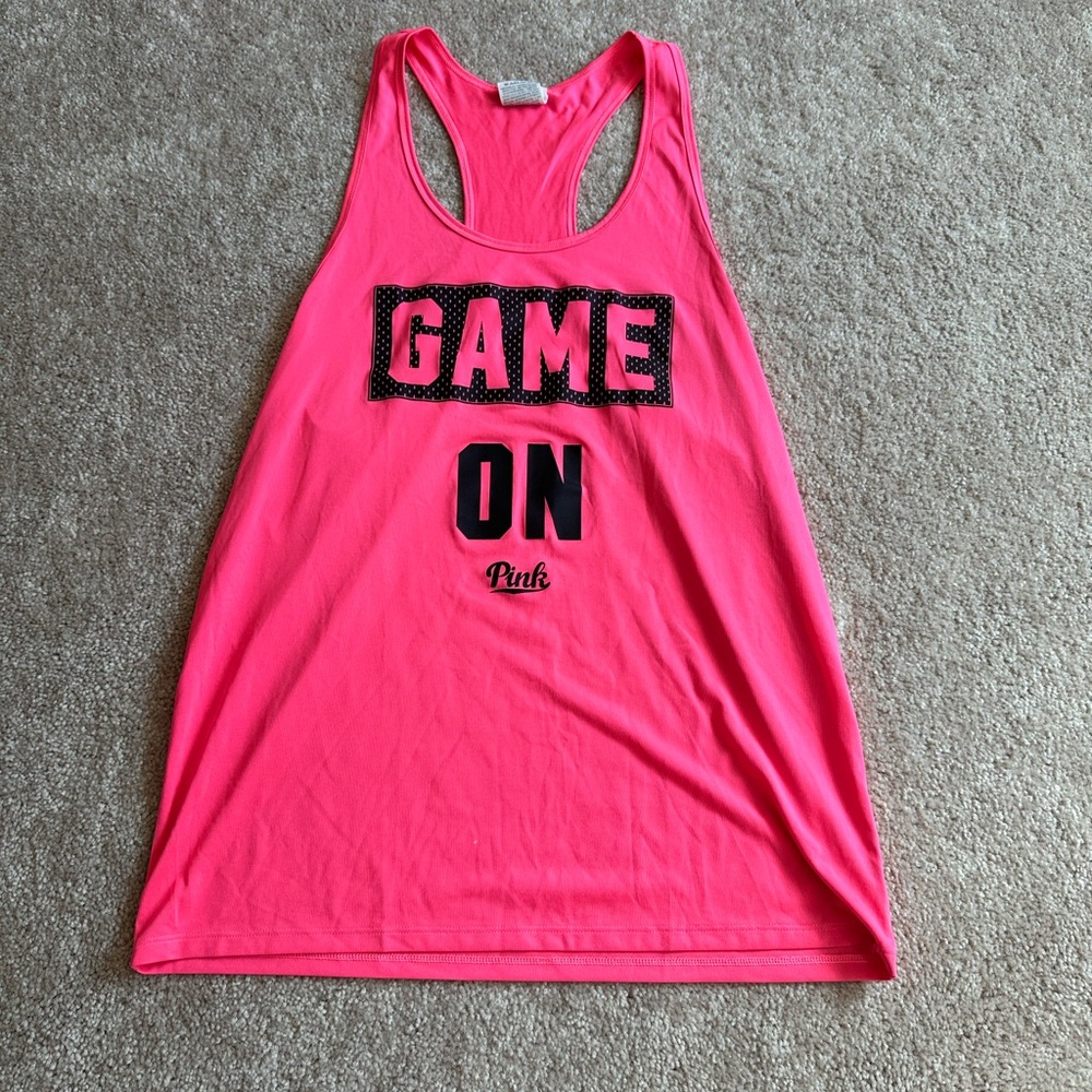 Victoria’s Secret Pink Game On Tank Top
